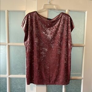 Vince Camuto Velvet Pink Blouse